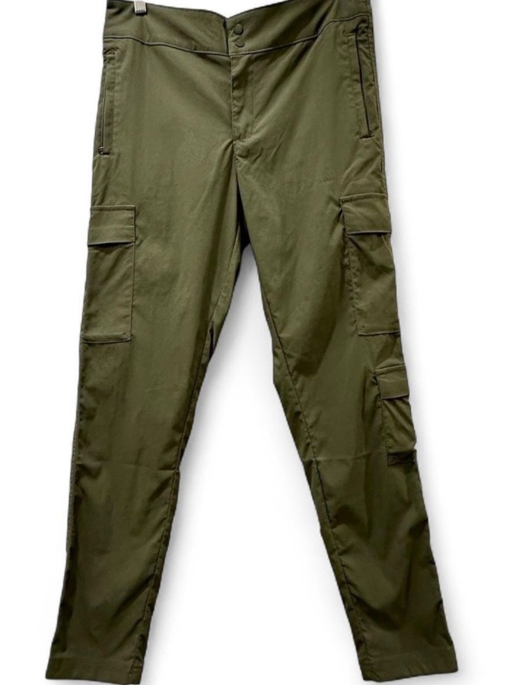 Columbia Olive Green Cargo Hiking Pants Women's Size 10 Utility Gorpcore